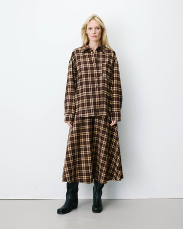 CHEMISE FEMME ARLETTE CHOCOLAT CHOCOLAT