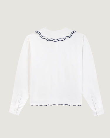 CHEMISE FEMME MARIOTTE AMOUR BLANC BLANC