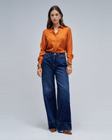 CHEMISE FEMME BASIQUE BRIQUE BRIQUE