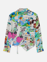 CHEMISE FEMME BASQUIAT LONG MULTI MULTI