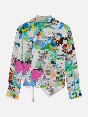 CHEMISE FEMME BASQUIAT LONG MULTI MULTI