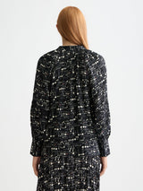 CHEMISE FEMME SHIRT WITH LACE NOIR NOIR