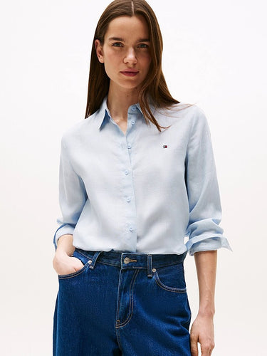 CHEMISE FEMME ESS LINEN RELAXED CIEL CIEL