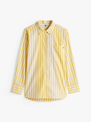 CHEMISE FEMME ESS POPLIN EASY FIT JAUNE JAUNE