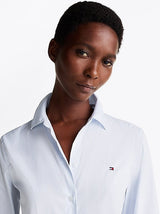 CHEMISE FEMME ESS POPLIN REGULAR CIEL CIEL