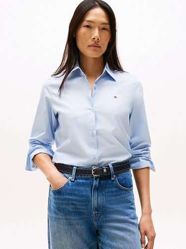 CHEMISE FEMME ESS POPLIN REGULAR CIEL RAYE CIEL RAYE