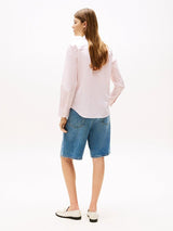 CHEMISE FEMME ESS POPLIN REGULAR ROSE ROSE