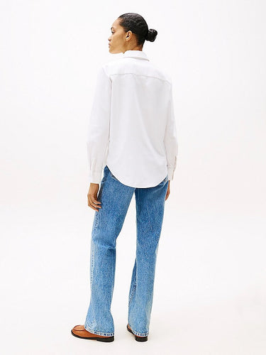 CHEMISE FEMME OXFORD RELAXED BLANC BLANC
