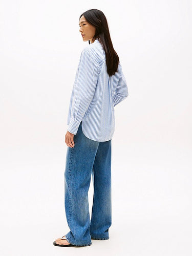 CHEMISE FEMME SEERSUCKER RUFFLE CIEL CIEL