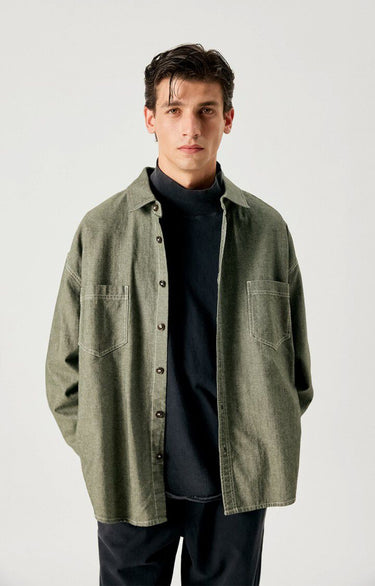 CHEMISE HOMME LOFWAY STONE KAKI STONE KAKI