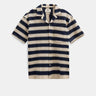 CHEMISE HOMME AKLEANDER ECRU/MARINE ECRU/MARINE