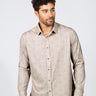 CHEMISE HOMME JEAN ALICULDI BEIGE BEIGE