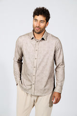 CHEMISE HOMME JEAN ALICULDI BEIGE BEIGE