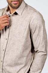 CHEMISE HOMME JEAN ALICULDI BEIGE BEIGE