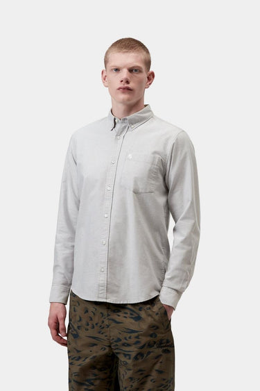 CHEMISE HOMME C-LOGO L/S GRIS GRIS