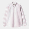 CHEMISE HOMME DILLION RAYÉ OXFORD ROSE ROSE