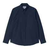 CHEMISE HOMME L/S BOLTON SHIRT MARINE MARINE
