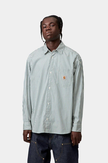 CHEMISE HOMME L/S DALDRY BLEU BLEU
