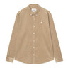 CHEMISE HOMME L/S MADISON TAUPE TAUPE