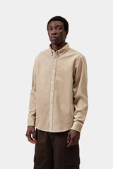 CHEMISE HOMME MADISON CORD BEIGE BEIGE