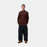CHEMISE HOMME MADISON CORD BORDEAUX BORDEAUX