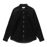 CHEMISE HOMME MADISON CORD NOIR NOIR