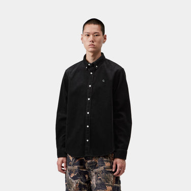 CHEMISE HOMME MADISON CORD NOIR NOIR