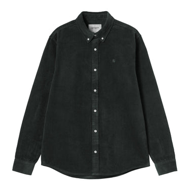 CHEMISE HOMME MADISON CORD VERT FONCE VERT FONCE