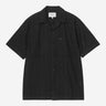 CHEMISE HOMME S/S GARETH NOIR NOIR