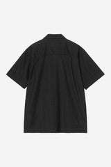 CHEMISE HOMME S/S GARETH NOIR NOIR