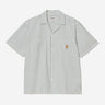 CHEMISE HOMME S/S LEAVEL CREME CREME