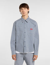 CHEMISE HOMME HICKORY BLEU BLEU