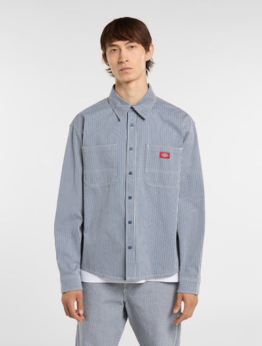 CHEMISE HOMME HICKORY BLEU BLEU