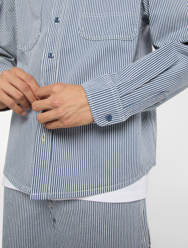 CHEMISE HOMME HICKORY BLEU BLEU