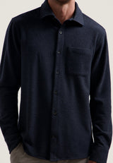 CHEMISE HOMME GUS MELANGE MARINE MARINE