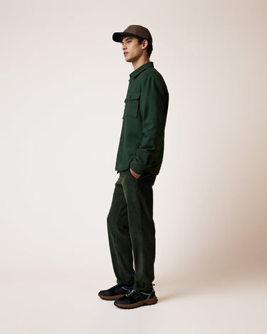 CHEMISE HOMME FLAVIGNY WOVEN VERT VERT