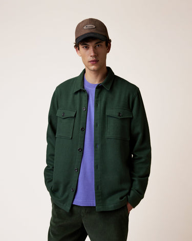 CHEMISE HOMME FLAVIGNY WOVEN VERT VERT