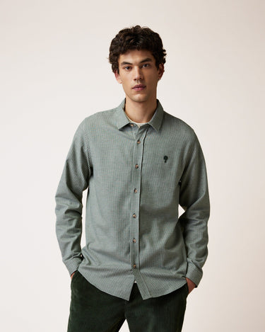 CHEMISE HOMME IRATY WOVEN VERT VERT