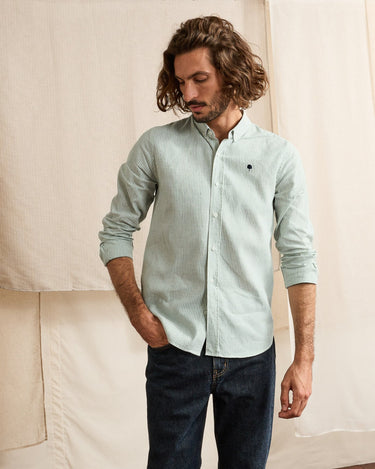 CHEMISE HOMME IVOY VERT VERT