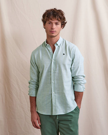 CHEMISE HOMME IVOY VERT VERT
