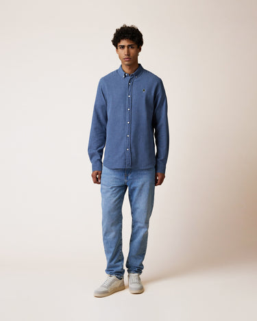 CHEMISE HOMME IVOY WOVEN DENIM CHINE DENIM CHINE