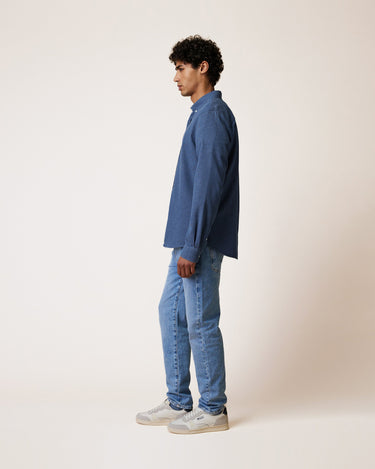 CHEMISE HOMME IVOY WOVEN DENIM CHINE DENIM CHINE