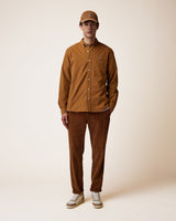 CHEMISE HOMME IVOY WOVEN TABAC TABAC