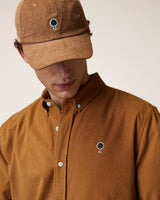 CHEMISE HOMME IVOY WOVEN TABAC TABAC