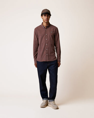 CHEMISE HOMME IVOY WOVEN VIOLET VIOLET
