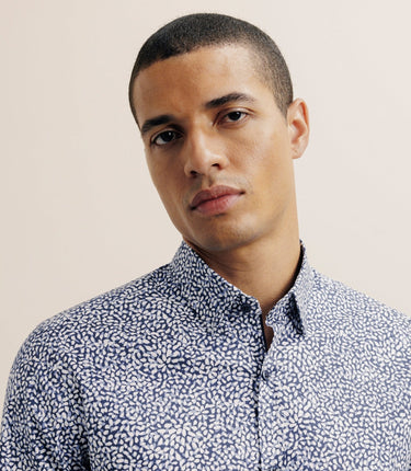 CHEMISE HOMME KACYO MARINE MARINE