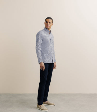 CHEMISE HOMME KACYO MARINE MARINE