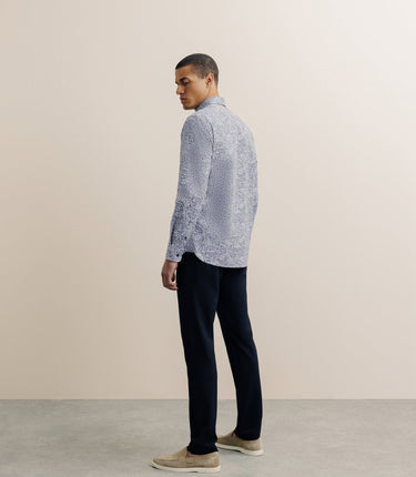 CHEMISE HOMME KACYO MARINE MARINE