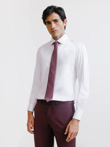 CHEMISE HOMME SATINSLIM BLANC BLANC