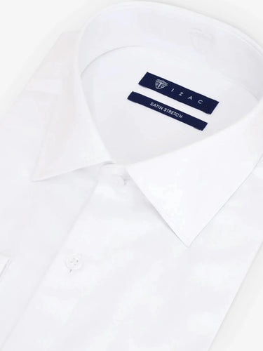 CHEMISE HOMME SATINSLIM BLANC BLANC